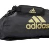 Adidas Sporttasche - Sportrucksack Schwarz/gold, Gr. L - 72cm, Höhe Ca. 34 Cm, Breite: Ca. 34 Cm