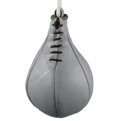 PHOENIX Boxbirne Echtleder Dunkelgrau, Klein