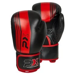 PHOENIX PX Boxhandschuhe Schwarz-rot Leder -Kampfsportausrüstung 100 BGX PX Boxhandschuhe schwarz rot Leder 1 1280x1280