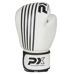 PHOENIX PX Boxhandschuhe SPARRING, PU Weiß-schwarz -Kampfsportausrüstung 100 BGZ PX Boxhandschuhe SPARRING PU weiss schwarz 2 1280x1280