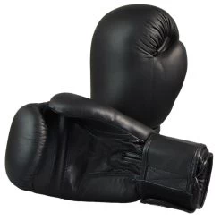 PHOENIX Boxhandschuhe Top-Modell Schwarz Echtleder -Kampfsportausrüstung 100 BH50 Boxhandschuhe Top Modell schwarz Echtleder 8 oz 2 1280x1280
