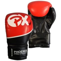 PHOENIX PX PRO FIGHT Boxhandschuhe PU Schw-rot -Kampfsportausrüstung 100 BHA20 PX PRO FIGHT Boxhandschuhe PU schw rot 8oz 1 1280x1280