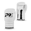 PHOENIX PX WETTKAMPF BOXHANDSCHUHE LEDER WEISS