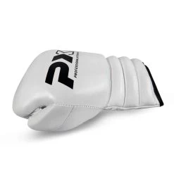 PHOENIX PX WETTKAMPF BOXHANDSCHUHE LEDER WEISS -Kampfsportausrüstung 100 BWW16 PX competition boxing gloves leather white 16oz 5 1280x1280