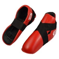 PHOENIX PX Fußschützer Kunstleder Rot -Kampfsportausrüstung 100 FUSL PX Fussschuetzer Kunstleder Gr L rot 1 1280x1280