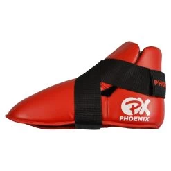PHOENIX PX Fußschützer Kunstleder Rot -Kampfsportausrüstung 100 FUSXXL PX Fussschuetzer Kunstleder rot XXL 2 1280x1280