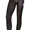 PHOENIX PX Damen Leggings, Schw-grau, Lang