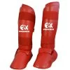 PHOENIX Karate Kumite Schienbein-Spannschutz Rot