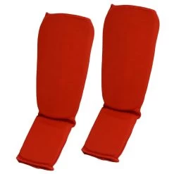 PHOENIX Schienbein- Und SpannschonerStoff Rot -Kampfsportausrüstung 100 SCRL Schienbein und Spannschoner Stoff rot GrL 1 1280x1280