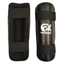 PHOENIX Schienbeinschützer Kunstleder Schw 10 PHOENIX Schienbeinschützer Kunstleder Schw -Kampfsportausrüstung 100 SHL Schienbeinschuetzer Kunstleder schw Gr L 1 1280x1280