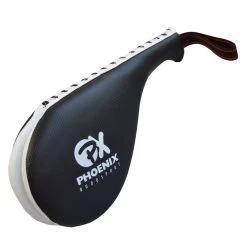 PHOENIX PX Taekwondo Doppel - Mitt Kunstleder Schwarz-weiß