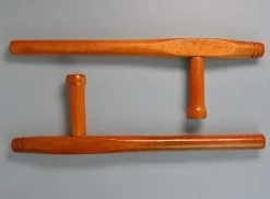 PHOENIX Paar Tonfa, Rund, Ca 51 Cm - Roteiche
