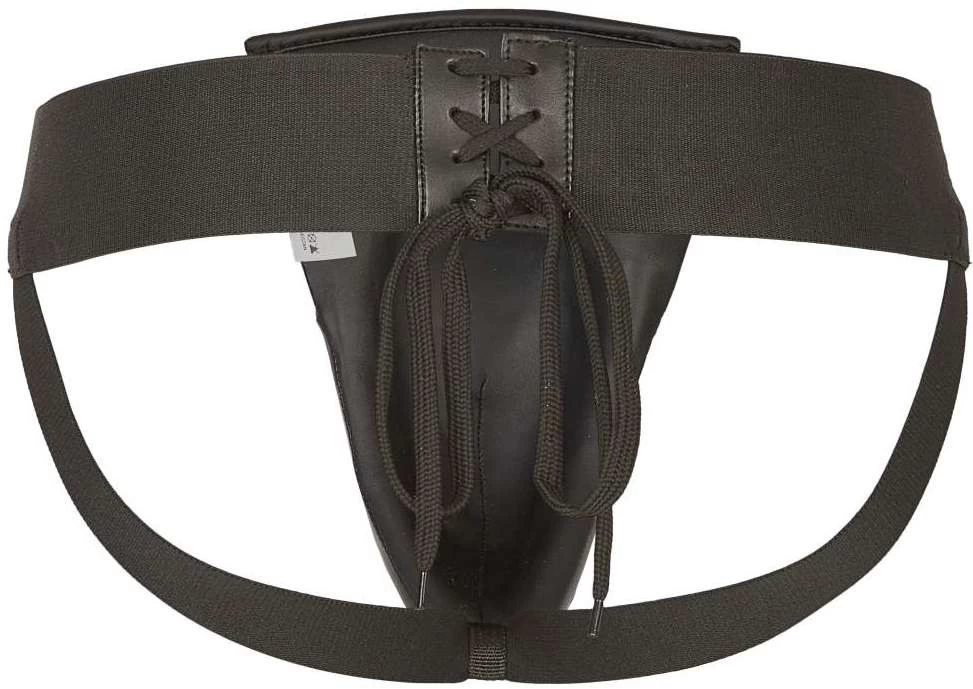 PHOENIX PU Herren-Tiefschutz Schwarz 2 PHOENIX PU Herren-Tiefschutz Schwarz - Image 2