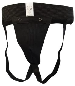 PHOENIX Tiefschützer Aus Stoff Schwarz -Kampfsportausrüstung 100 TS90 Tiefschuetzer aus Stoff schwarz XXS 1 1280x1280