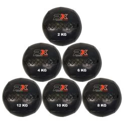 PHOENIX Cross Fit Wall Ball, PVC Schwarz