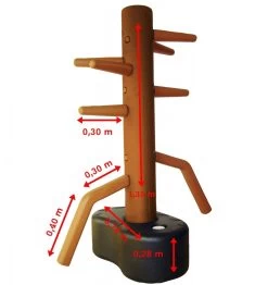 PHOENIX Wing Chun Dummy Aus Kunststoff -Kampfsportausrüstung 100 WCD1 Wing Chun Dummy aus Kunststoff 2 1280x1280