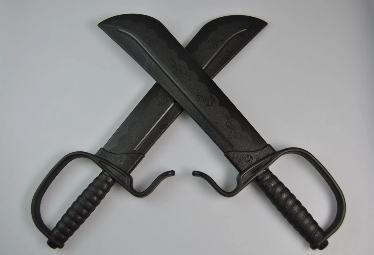 PHOENIX Wing Tsun Trainingsmesser Paar Kunststoff 45cm 2 PHOENIX Wing Tsun Trainingsmesser Paar Kunststoff 45cm - Image 2