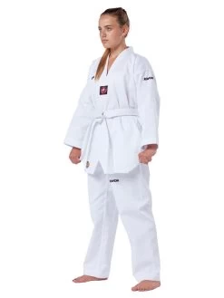 Kwon TKD-Anzug Victory, Weiß Mit Weißem Revers -Kampfsportausrüstung 1013 01 002 16 P 1280x1280