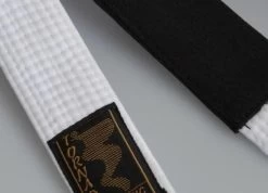 PHOENIX BJJ Gürtel Weiß, Schwarzer Balken