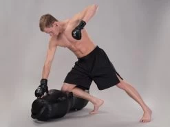 PHOENIX MMA Shorts Weit Schwarz