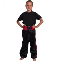 PHOENIX Kickboxhose Schwarz-rot Stick -Kampfsportausrüstung 635 PHOENIX Kickboxhose schwarz rot Stick 3 1280x1280