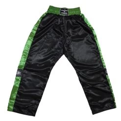 PHOENIX Kickboxhose TOPFIGHT, Schwarz-grün -Kampfsportausrüstung 712 170 PHOENIX Kickboxhose TOPFIGHT schwarz gruen 170 1 1280x1280