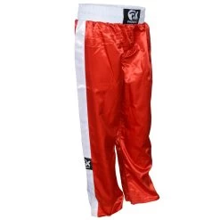 PHOENIX Kickboxhose TOPFIGHT, Rot-weiß -Kampfsportausrüstung 714 PHOENIX Kickboxhose TOPFIGHT rot weiss 2 1280x1280