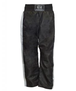 PHOENIX PX Kickboxhose "Dynamic", Schwarz-grau Mesh