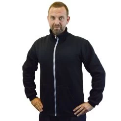 PHOENIX Sweat-Jacke Schwarz-grau