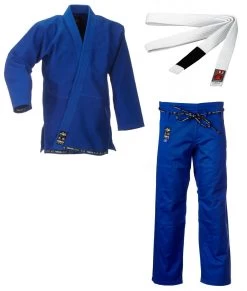 Ju Sports BJJ Starter Gi Fortaleza + BJJ Gürtel Blau