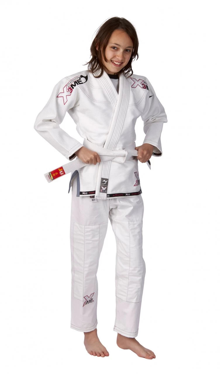 Ju Sports Amazona BJJ-Gi EXTREME 2.0 White/pink Girl 2 Ju Sports Amazona BJJ-Gi EXTREME 2.0 White/pink Girl – Bild 2