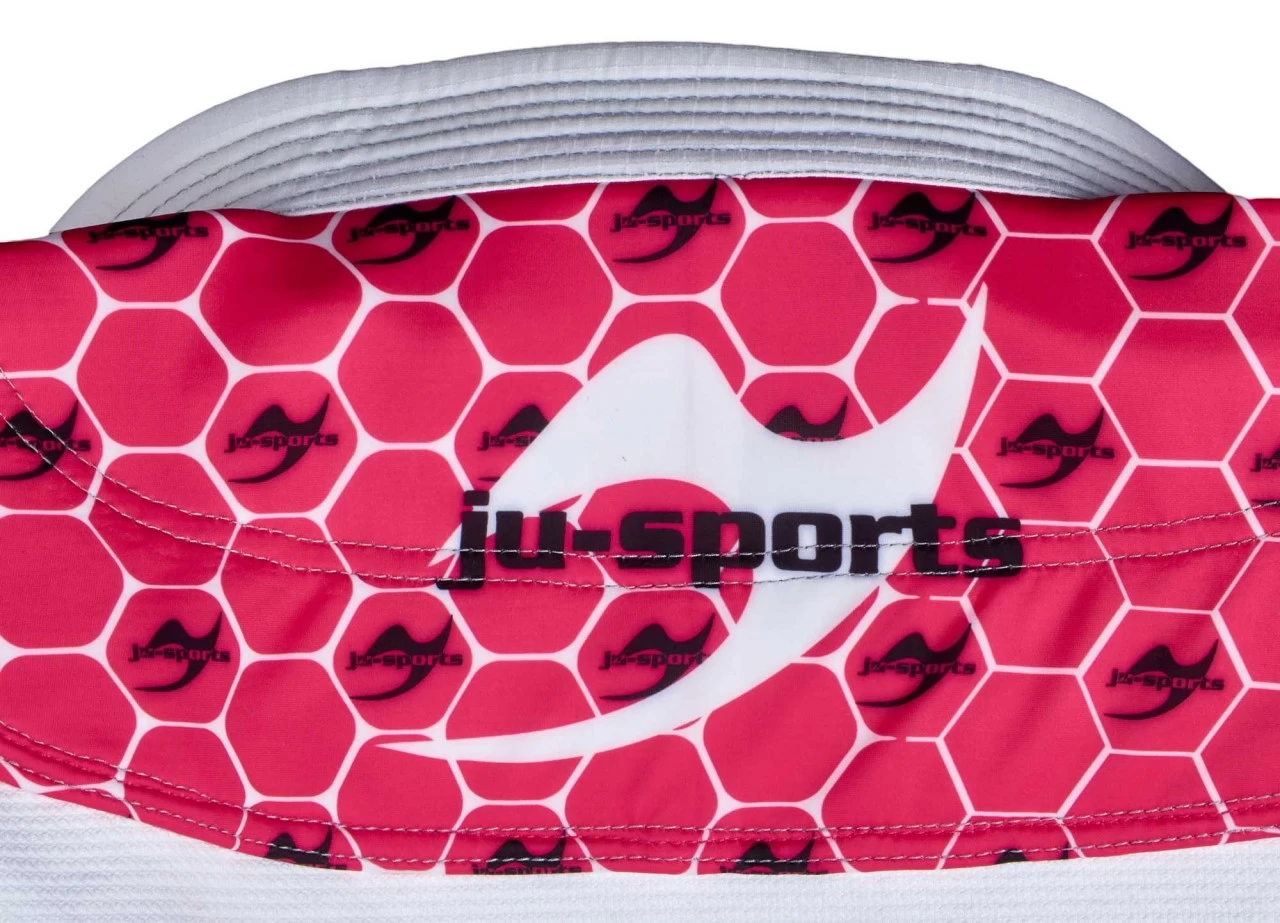 Ju Sports Amazona BJJ-Gi EXTREME 2.0 White/pink Girl 8 Ju Sports Amazona BJJ-Gi EXTREME 2.0 White/pink Girl – Bild 8