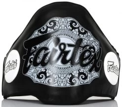 FAIRTEX Trainer Bauchpratze Leder Schwarz