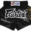 FAIRTEX Thai Shorts Schwarz BS0639