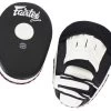 FAIRTEX FMV13 Handpratzen Paar, Schwarz-weiß