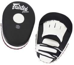 FAIRTEX FMV13 Handpratzen Paar, Schwarz-weiß