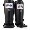 Fairtex SP3 Schienbein-Spannschutz Schwarz