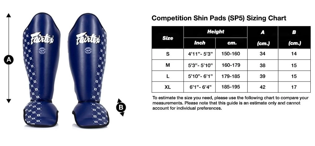 Fairtex SP5 Competition Schienbein-Spannschutz Schwarz 5 Fairtex SP5 Competition Schienbein-Spannschutz Schwarz - Image 5