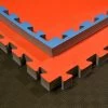 PHOENIX Kampfsportmatten Wendematte Rot/ Blau 100x100x4cm