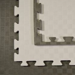 PHOENIX Kampfsportmatten Schwarz/ Grau 100x100x2cm -Kampfsportausrüstung KMG112 Kampfsportmatten schwarz grau 100x100x2cm 3 1280x1280