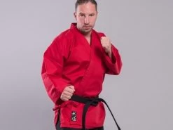 PHOENIX Standard-Jacke Rot -Kampfsportausrüstung KSJ R16 Standard Jacke rot Gr 160 2 1280x1280