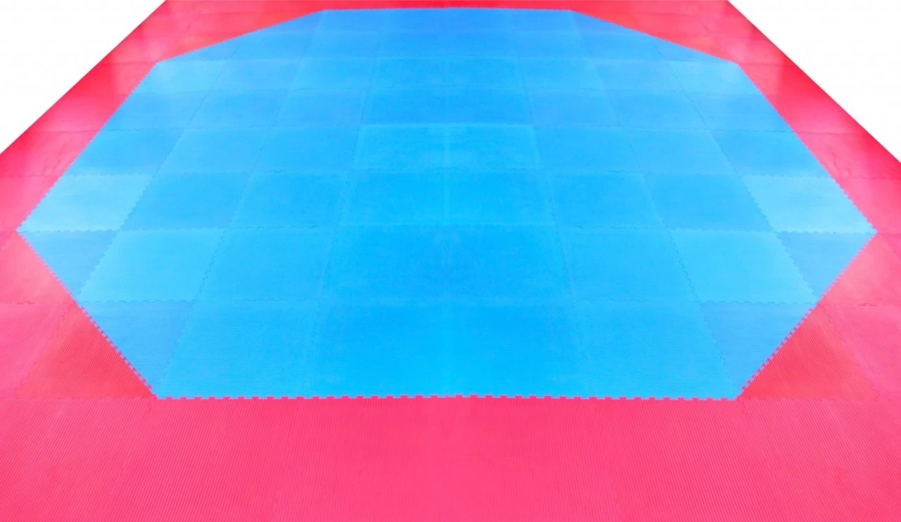 PHOENIX Octagon Set Für 10x10m Blau-rot Kampfsportmatten 2 PHOENIX Octagon Set Für 10x10m Blau-rot Kampfsportmatten - Image 2