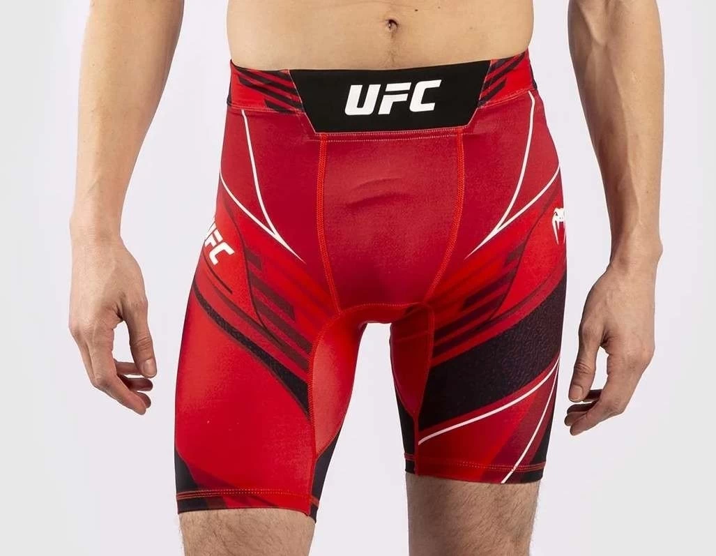 Venum UFC Fight Night Pro Line Vale Tudo Shorts - Red 6 Venum UFC Fight Night Pro Line Vale Tudo Shorts - Red - Image 6