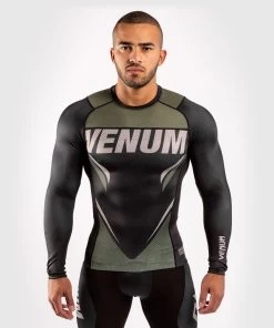 Venum ONE FC2 Rashguard Long Sleeves Black / Khaki
