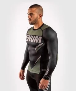 Venum ONE FC2 Rashguard Long Sleeves Black / Khaki -Kampfsportausrüstung V04112 539 S Venum ONE FC2 Rashguard Long Sleeves Black Khaki S 5 1280x1280
