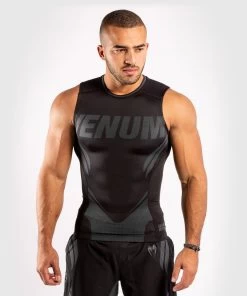 Venum ONE FC2 Rashguard Sleeveless Black / Black -Kampfsportausrüstung V04116 114 Venum ONE FC2 Rashguard Sleeveless Black Black 1 1280x1280