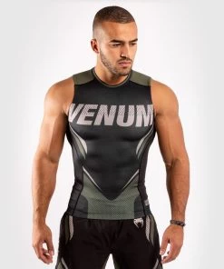 Venum ONE FC2 Rashguard Sleeveless Black / Khaki 21 Venum ONE FC2 Rashguard Sleeveless Black / Khaki -Kampfsportausrüstung V04116 539 Venum ONE FC2 Rashguard Sleeveless Black Khaki 1 1280x1280