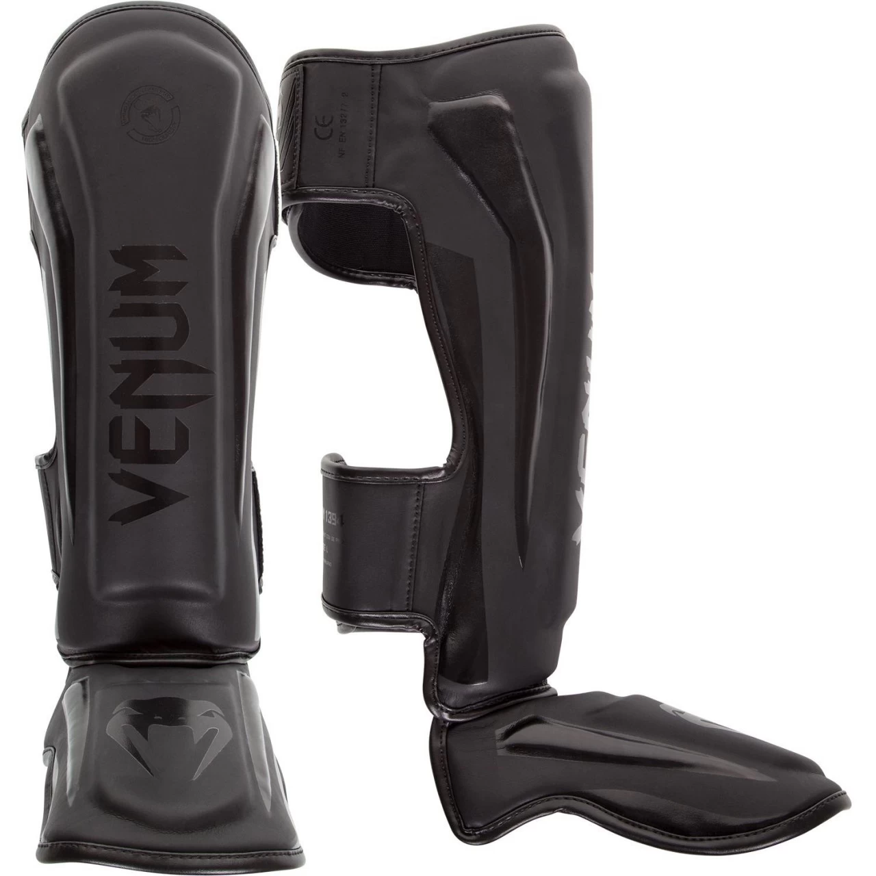 PHOENIX Venum Elite Standup Shinguards - Black 4 PHOENIX Venum Elite Standup Shinguards - Black - Image 4