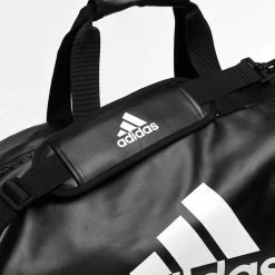Adidas 2in1 Bag "Judo" Black/white PU L, AdiACC051J -Kampfsportausrüstung adiACC051 2IN1 BAG BLACK WHITE CLOSE UP 02YlVBiSpfcV3B2 1280x1280