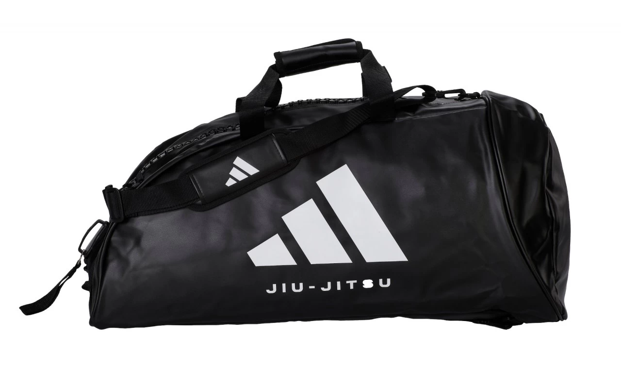 Adidas 2in1 Bag Jiu-Jitsu Black/white PU, AdiACC051BJJ Gr. M Und L 7 Adidas 2in1 Bag Jiu-Jitsu Black/white PU, AdiACC051BJJ Gr. M Und L - Image 7